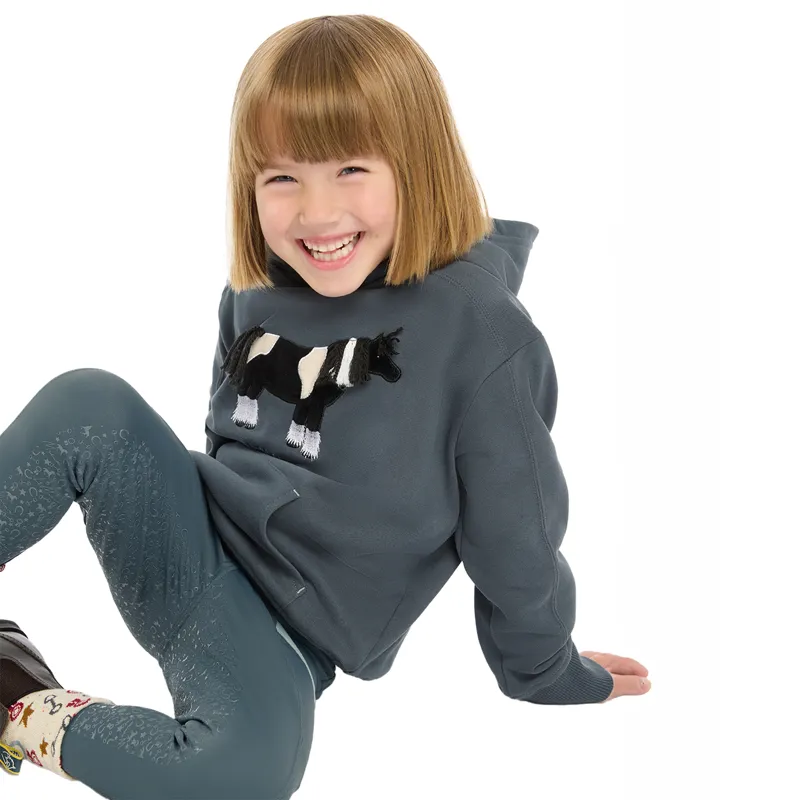 LeMieux Mini Romi Junior Hoodie - Petrol-7