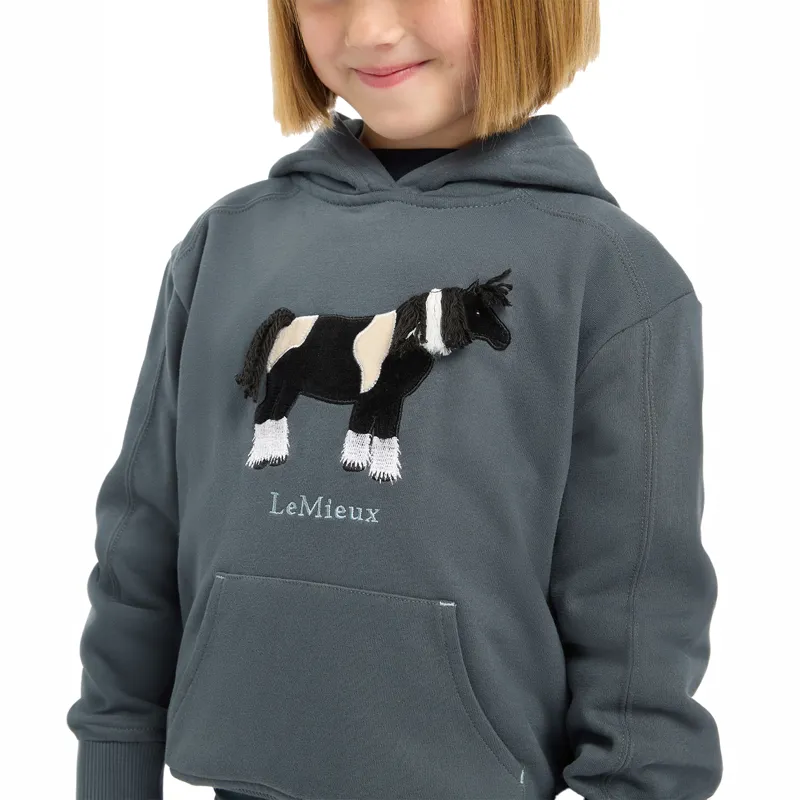 LeMieux Mini Romi Junior Hoodie - Petrol-4
