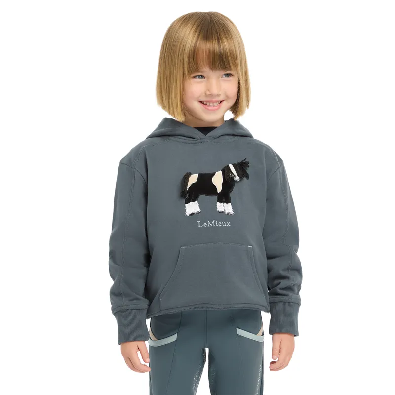 LeMieux Mini Romi Junior Hoodie - Petrol-2