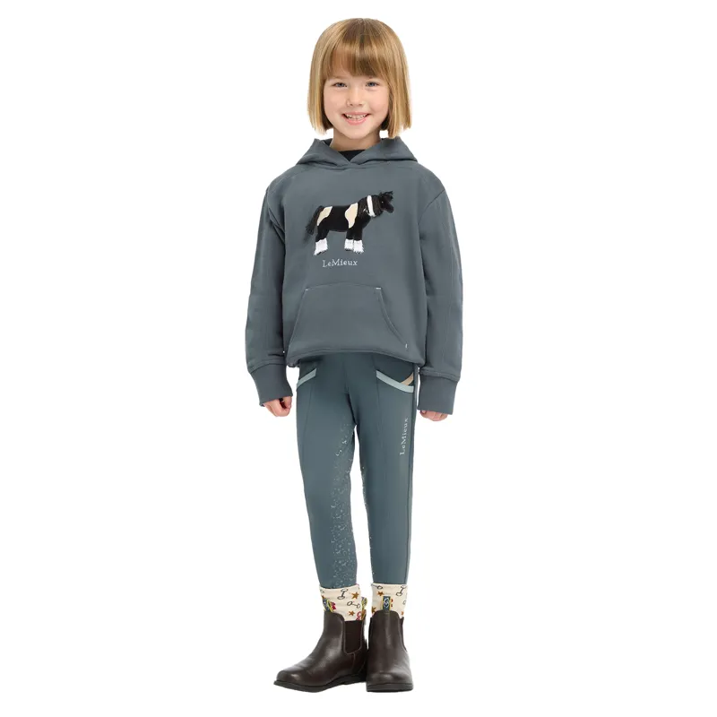 LeMieux Mini Romi Junior Hoodie - Petrol-5