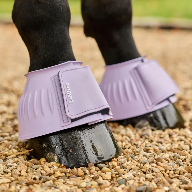 LeMieux Rubber Bell Overreach Boot - Lilac-1
