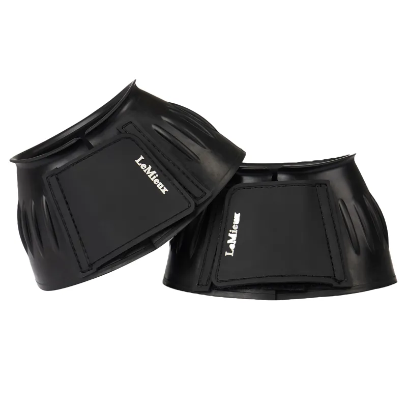 LeMieux Rubber Bell Overreach Boot - Black-1