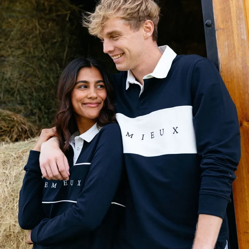 LeMieux Mens Rugby Shirt - Navy-4