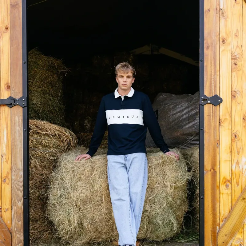 LeMieux Mens Rugby Shirt - Navy-5