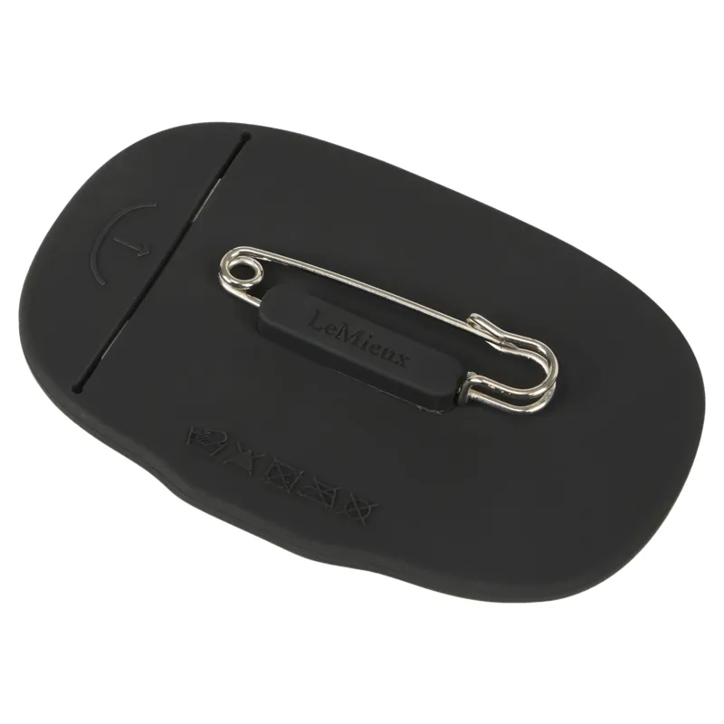 LeMieux Saddlecloth Number Holder - Black-1