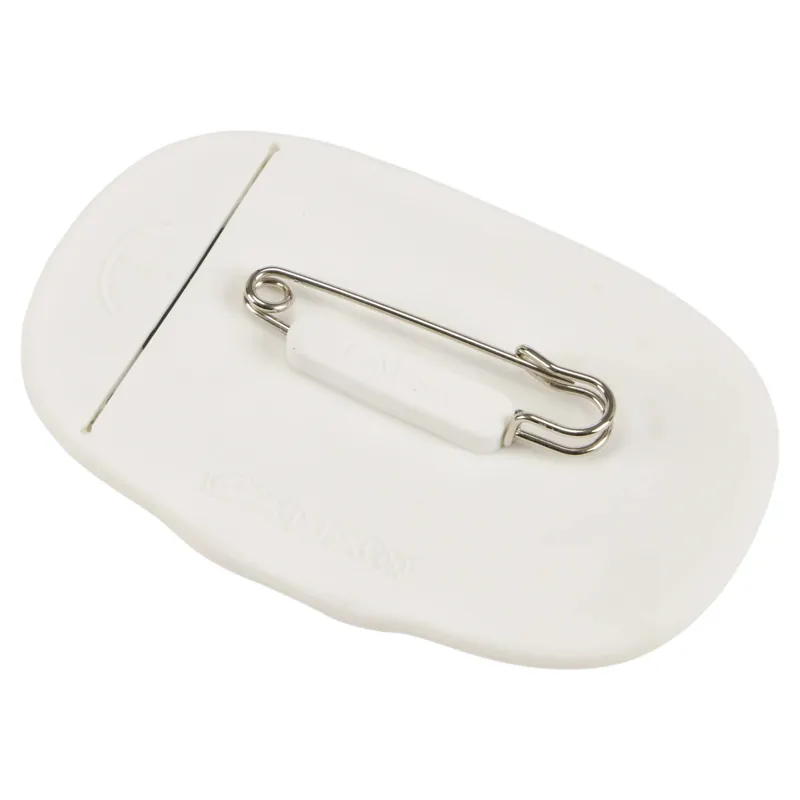 LeMieux Saddlecloth Number Holder - White-1