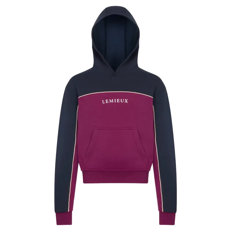 LeMieux Young Rider Sadie Hoodie - Blackberry-2