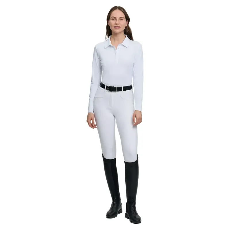 LeMieux Sarah Womens Shirt Base Layer - White-2