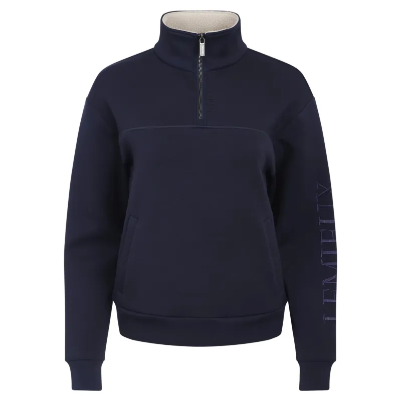 LeMieux Scarlet Womens 1/4 Zip Sweatshirt - Navy-1