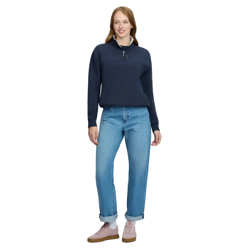 LeMieux Scarlet Womens 1/4 Zip Sweatshirt - Navy-5