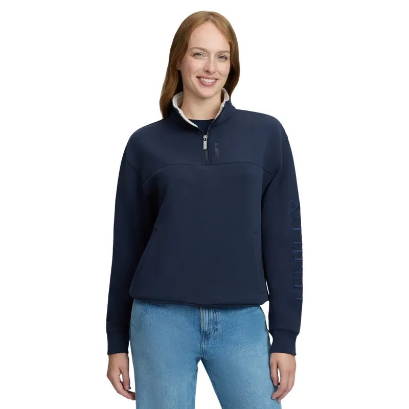 LeMieux Scarlet Womens 1/4 Zip Sweatshirt - Navy