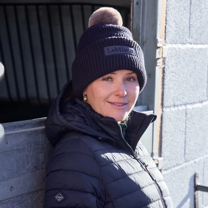 LeMieux x Sealskinz Waterproof Beanie - Navy-3