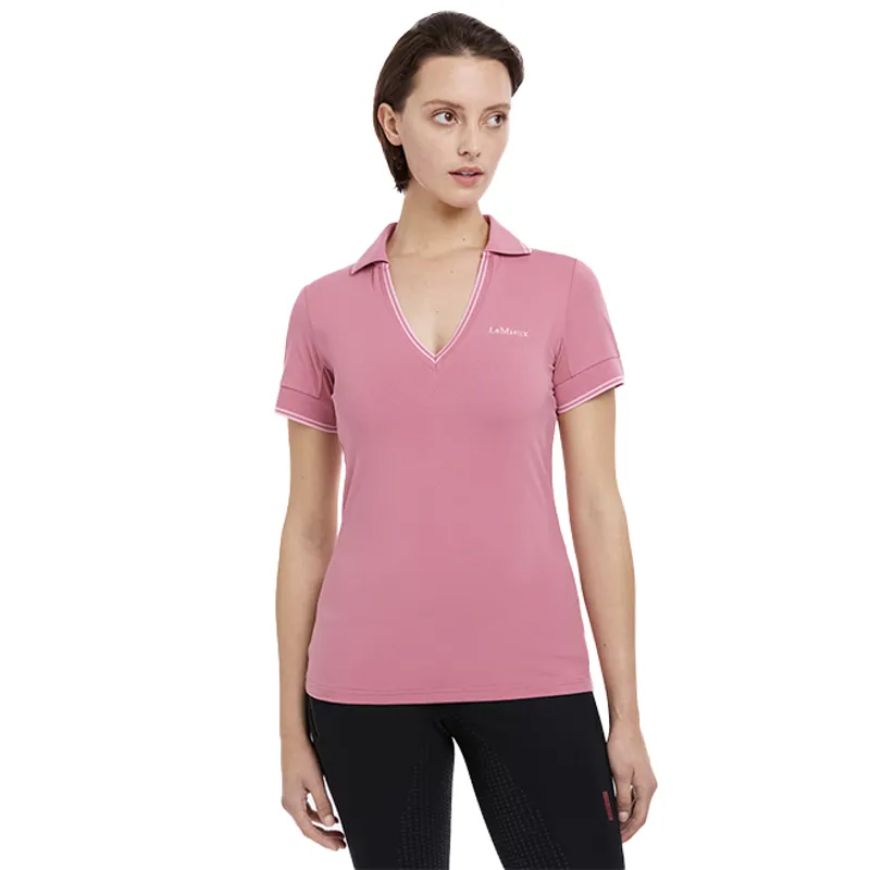 LeMieux Serena Ladies Sports Polo - Peony