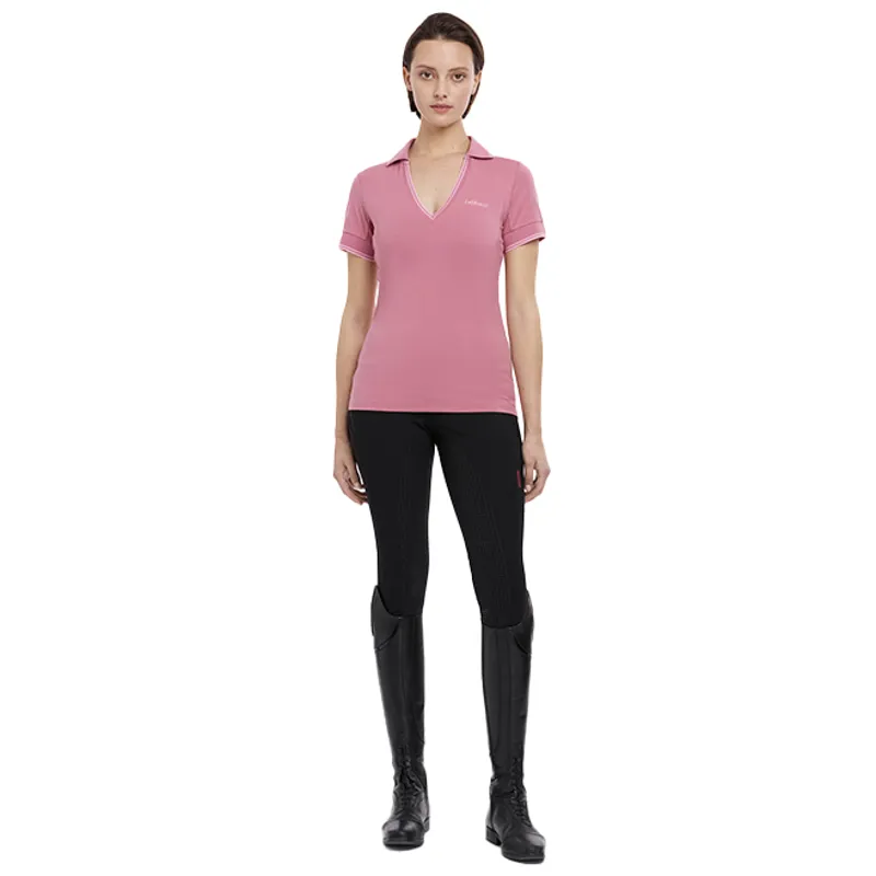 LeMieux Serena Ladies Sports Polo - Peony-2