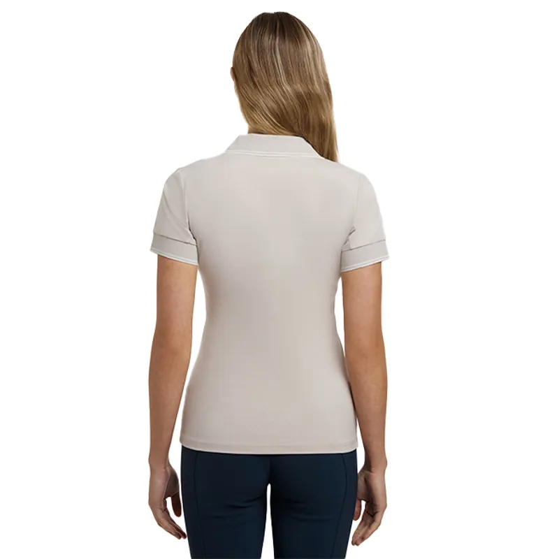 LeMieux Serena Ladies Sports Polo - Stone-1