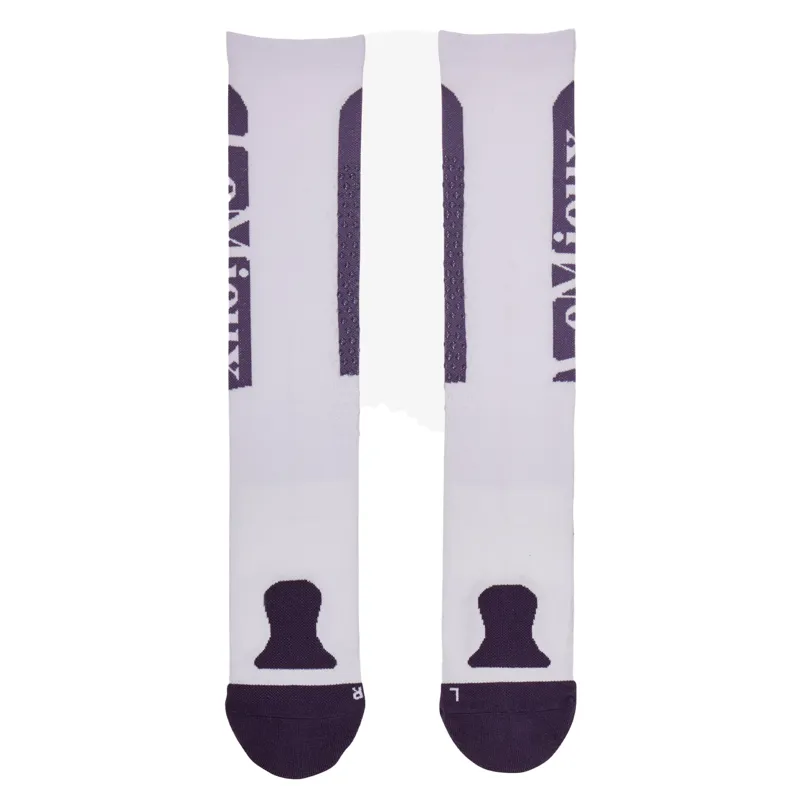 LeMieux Silicone Performance Adults Tall Riding Socks - Lilac-2