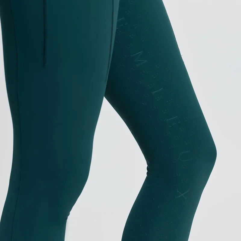 LeMieux Simone Cross Over Half Grip Womens Pull On Breeches - Jungle-7