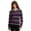 LeMieux Sloane Womens Striped Rugby Shirt - Bramble