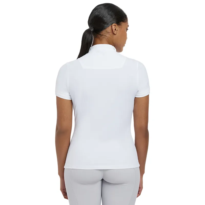 LeMieux Sophia Ladies Short Sleeve Show Shirt - White-3
