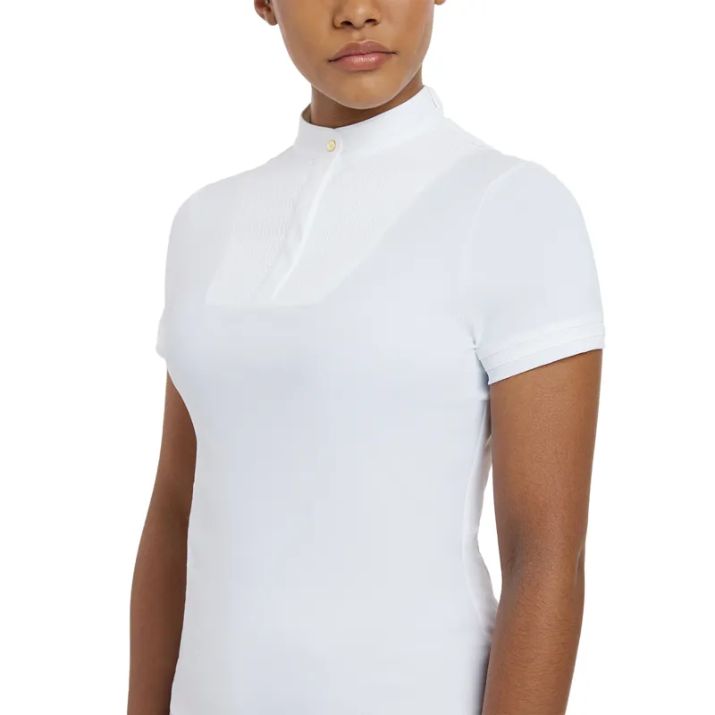LeMieux Sophia Ladies Short Sleeve Show Shirt - White-4