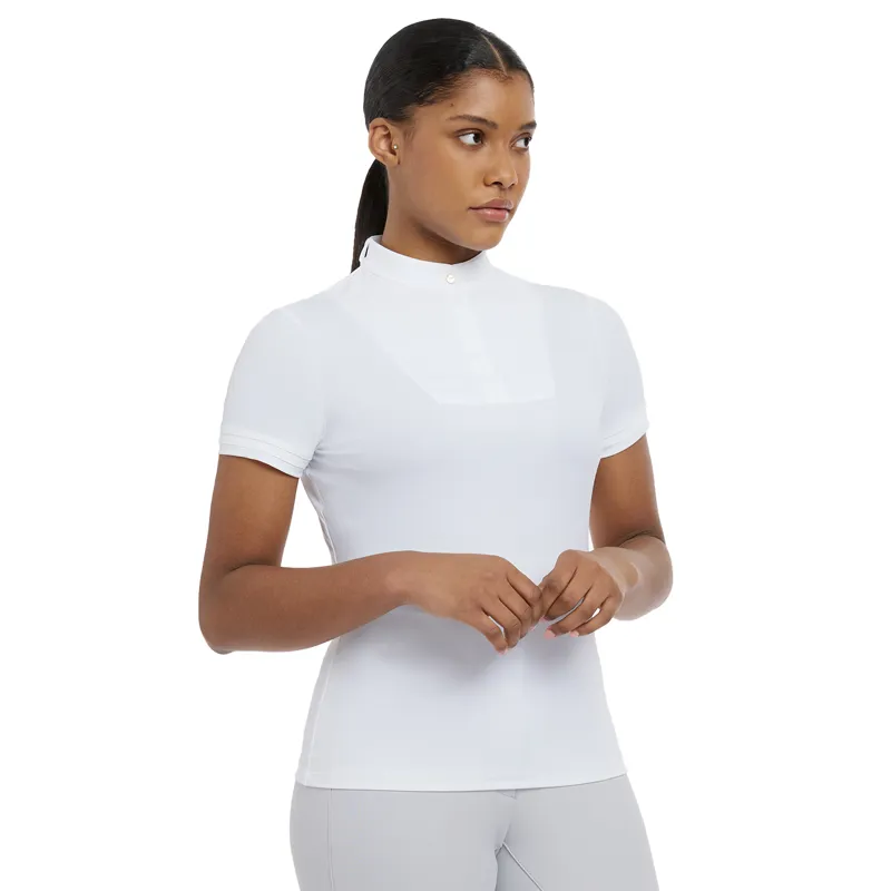 LeMieux Sophia Ladies Short Sleeve Show Shirt - White