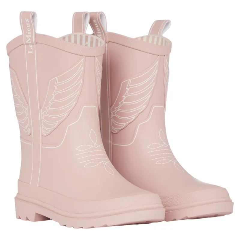 LeMieux Splash Western Junior Wellies - Pink