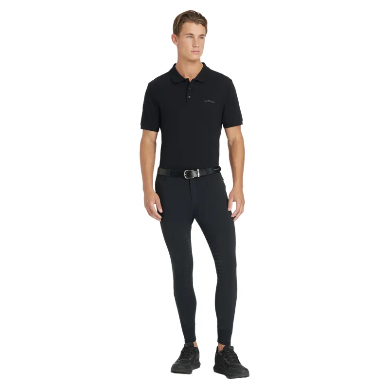 LeMieux Sports Full Grip Mens Breeches - Black-4