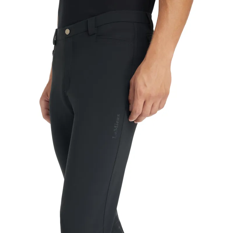 LeMieux Sports Full Grip Mens Breeches - Black-3