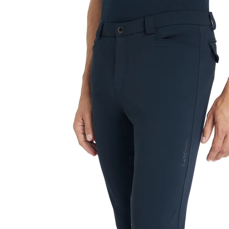 LeMieux Sports Full Grip Mens Breeches - Navy-2