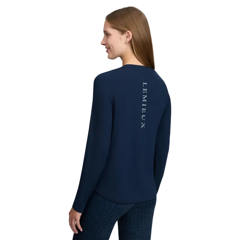 LeMieux Sports Womens Long Sleeve T-Shirt - Navy-3