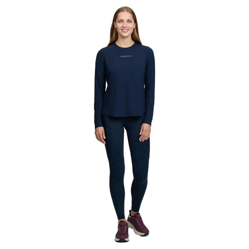 LeMieux Sports Womens Long Sleeve T-Shirt - Navy-5