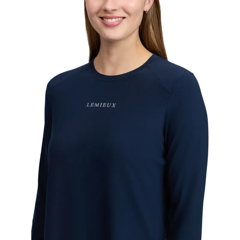 LeMieux Sports Womens Long Sleeve T-Shirt - Navy-4