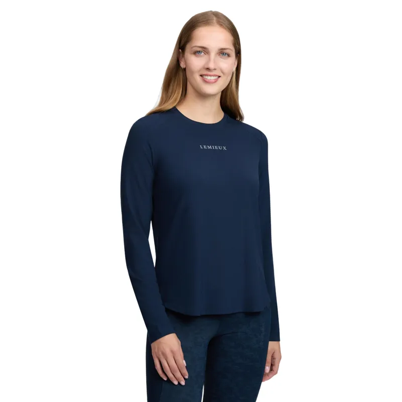 LeMieux Sports Womens Long Sleeve T-Shirt - Navy