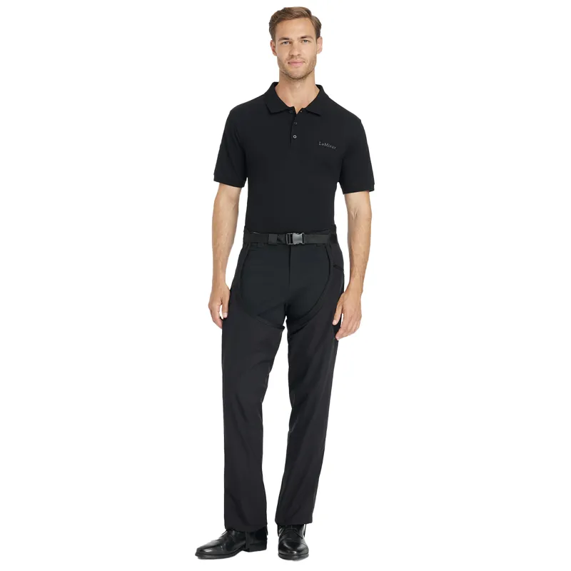 LeMieux Stormwear Adult Waterproof Chaps - Black-7