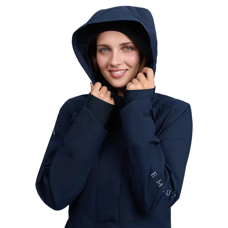LeMieux Stormwear Performance Womens Waterproof Riding Coat - Navy-4
