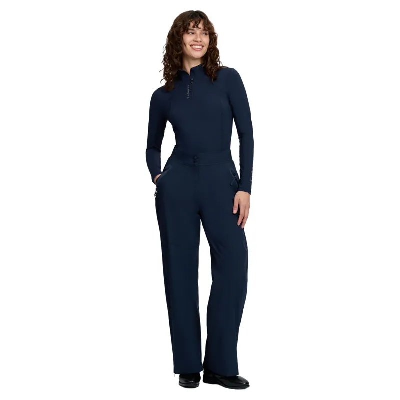 LeMieux Stormwear Womens Waterproof Trousers - Navy-3