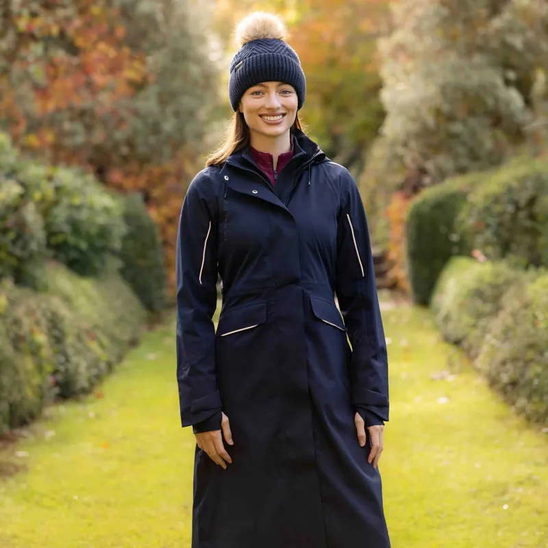 LeMieux Stormwear Performance Womens Waterproof Riding Coat - Navy-1