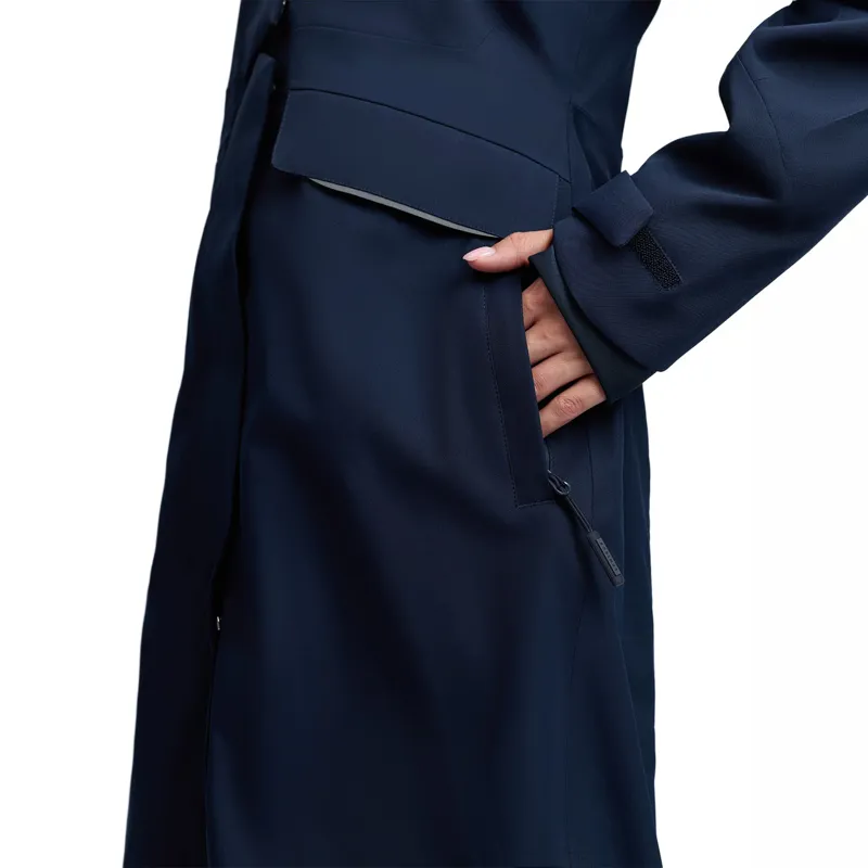 LeMieux Stormwear Performance Womens Waterproof Riding Coat - Navy-8