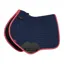LeMieux Suede Close Contact Saddlecloth - Navy/Cranberry