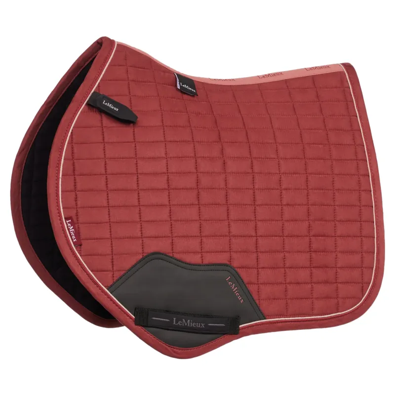 LeMieux Suede Close Contact Saddlecloth - Russet