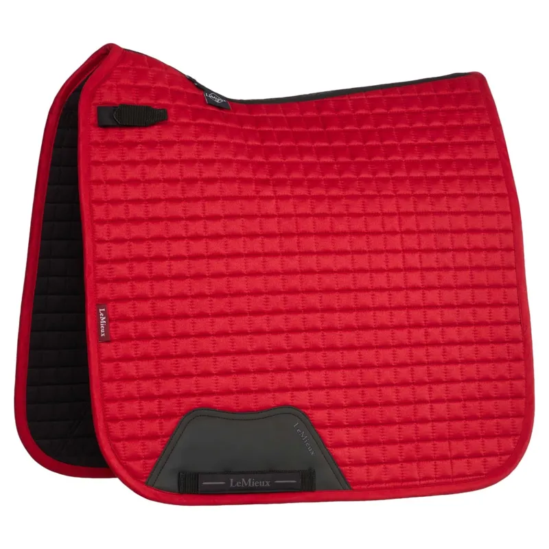 LeMieux Suede Dressage Saddlecloth - Chilli
