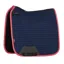 LeMieux Suede Dressage Saddle Pad - Navy/Cranberry