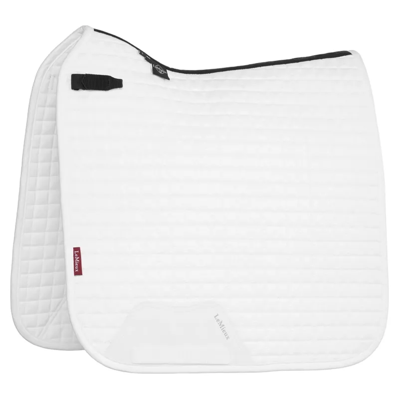 LeMieux Suede Dressage Saddlecloth - White