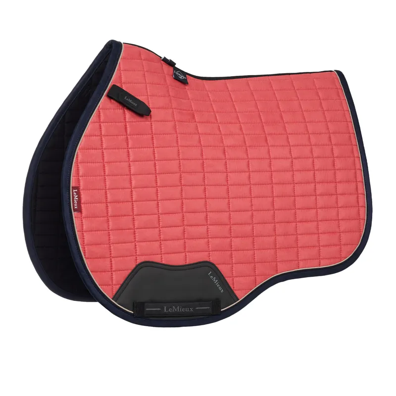 LeMieux Suede GP Saddle Pad - Cranberry