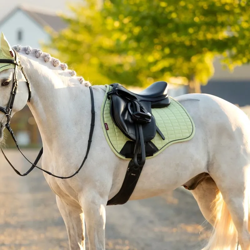 LeMieux Suede GP Saddlecloth - Macaron-1
