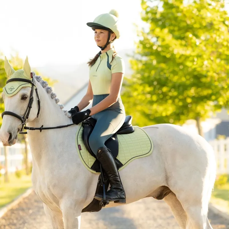 LeMieux Suede GP Saddlecloth - Macaron-3