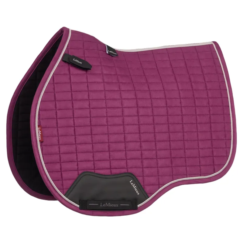 LeMieux Suede GP Saddlecloth - Blackberry