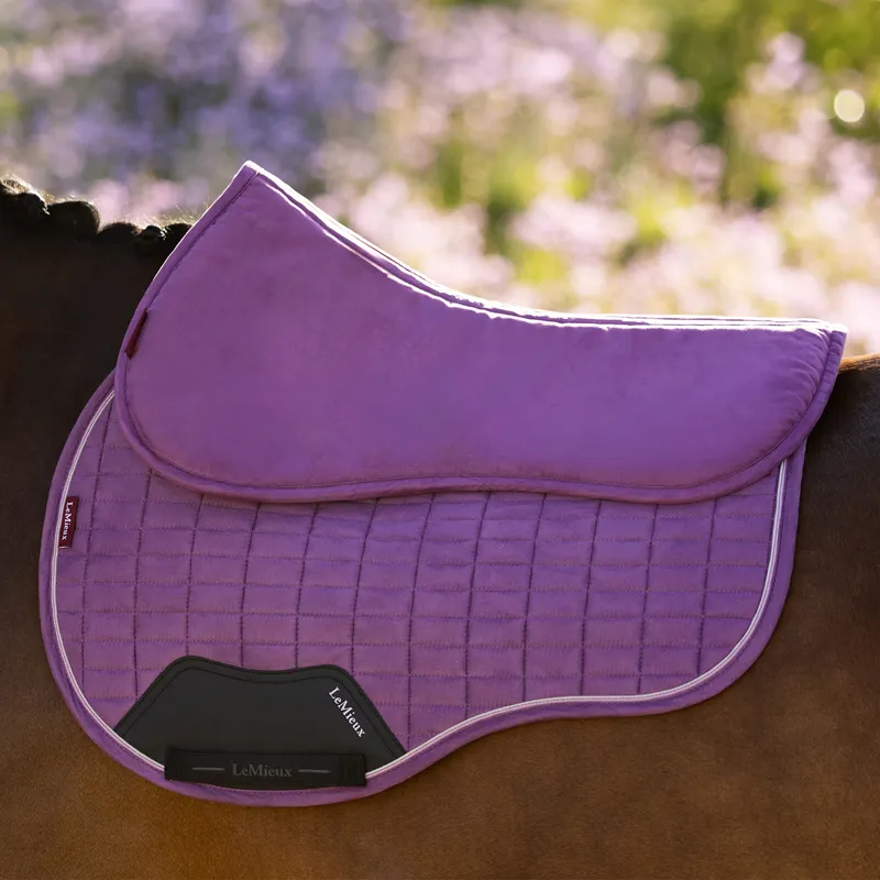 LeMieux Suede Half Pad - Mallow-1