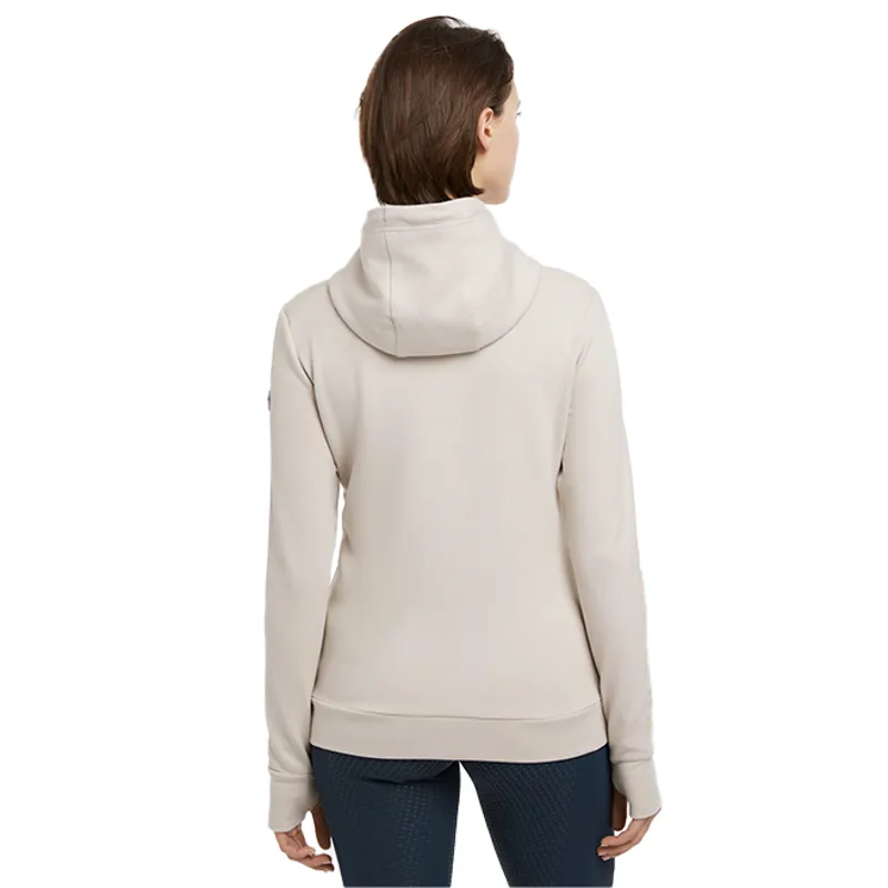LeMieux Tabi Tech Ladies Zip Through Hoodie - Stone-4