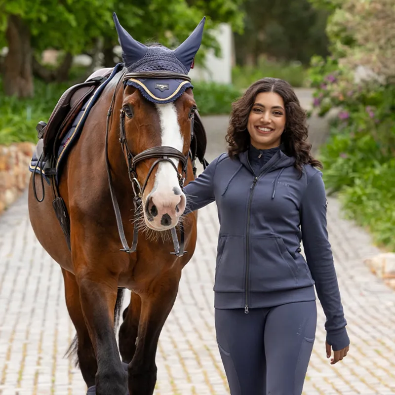 LeMieux Tabi Tech Ladies Zip Through Hoodie - Dusk-7